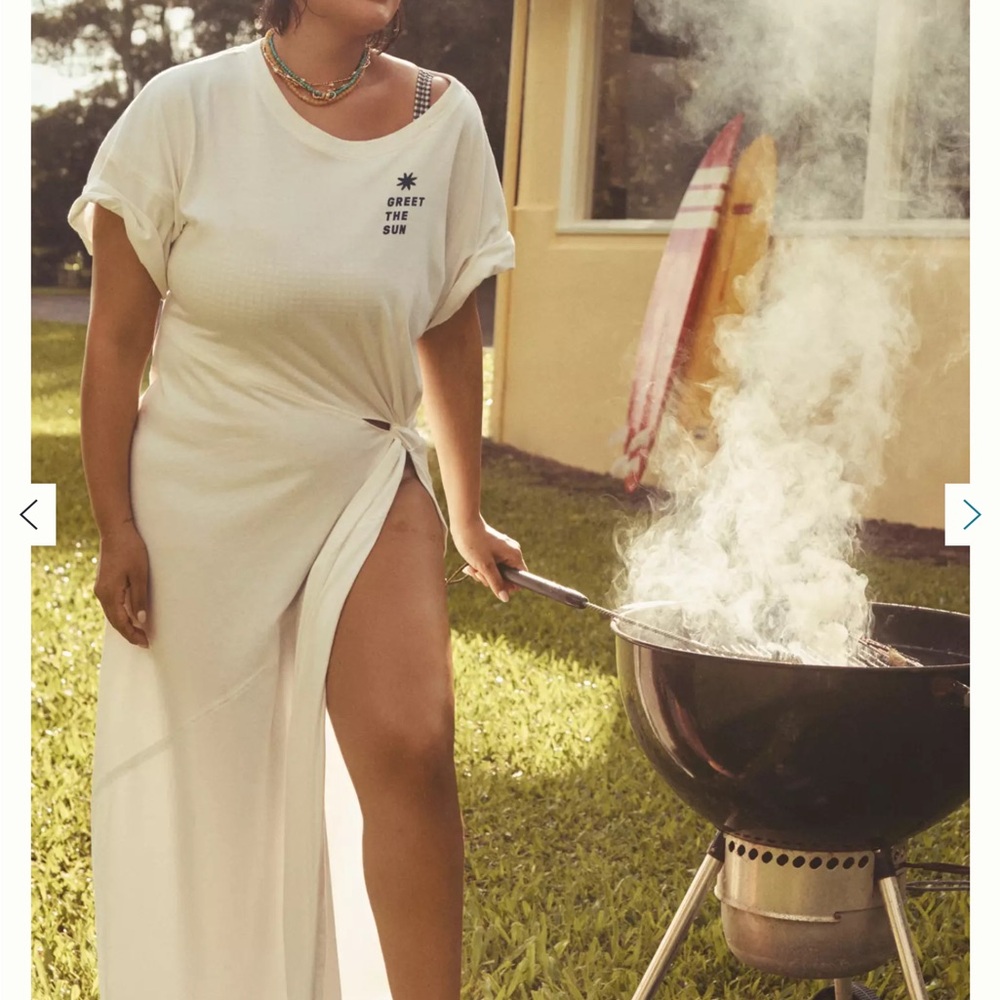 White Maxi Dress by [Brand]